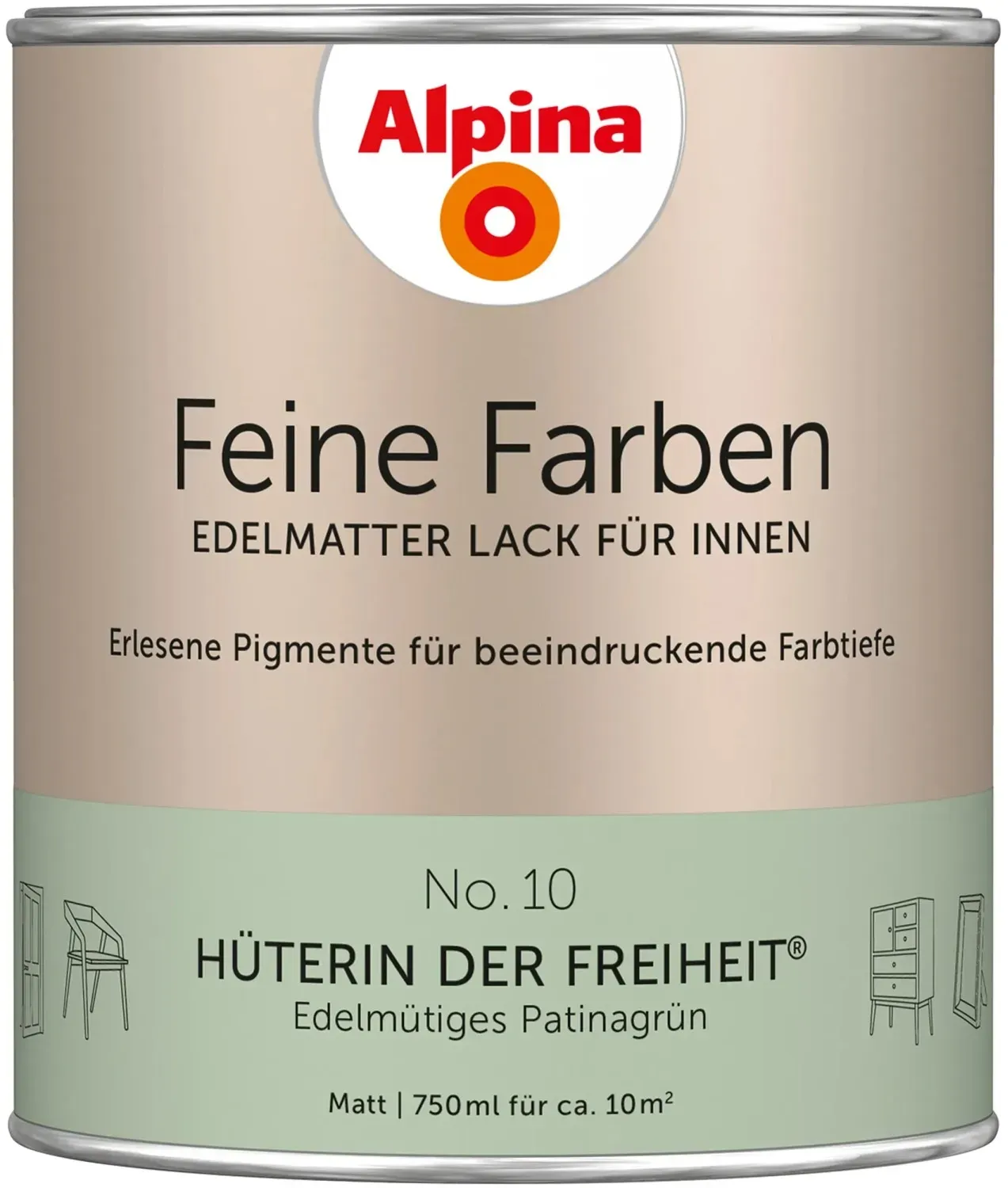Feine Farben Lack 750 ml No. 10 hüterin der freiheit