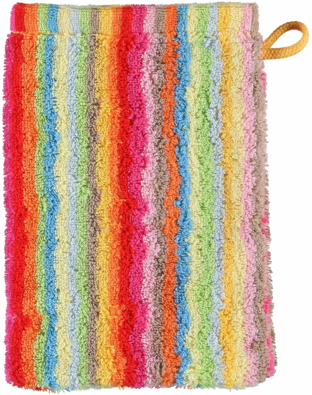 Life Style Streifen 7008 Waschhandschuh 16 x 22 cm multicolor