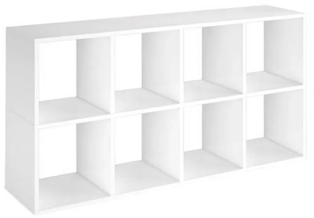 Pisa Bücherregal 110 x 56 x 33 cm Weiß