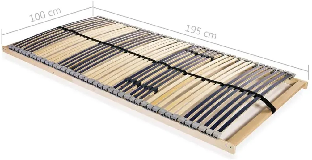 Lattenrost 7 Zonen verstellbar 100 x 200 cm