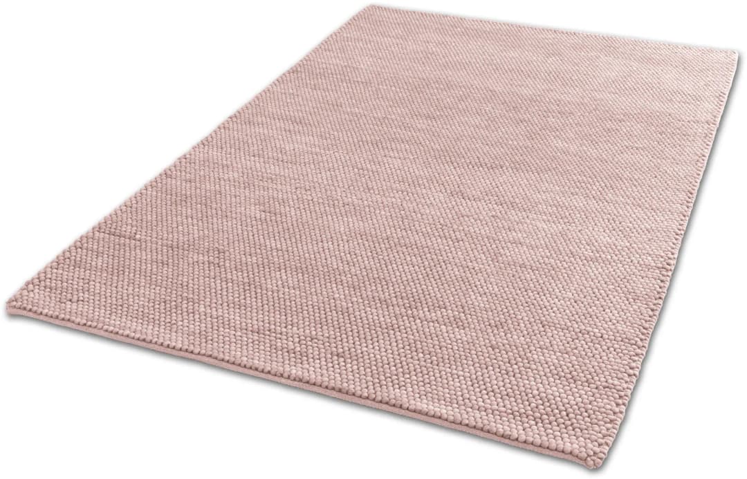 Poppy 6024 Wollteppich 70 x 140 cm Rosa