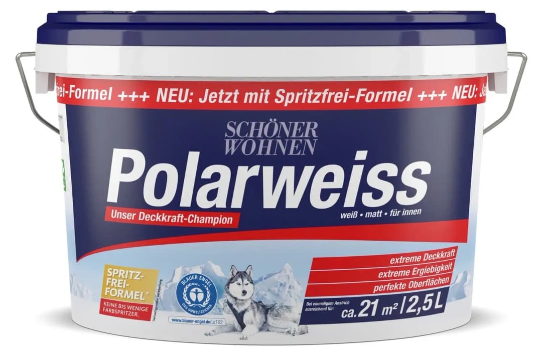 Polarweiss 2,5 l matt
