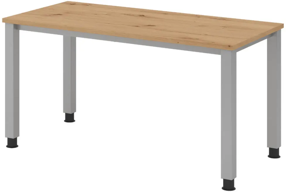 Schreibtisch Asteiche Silber