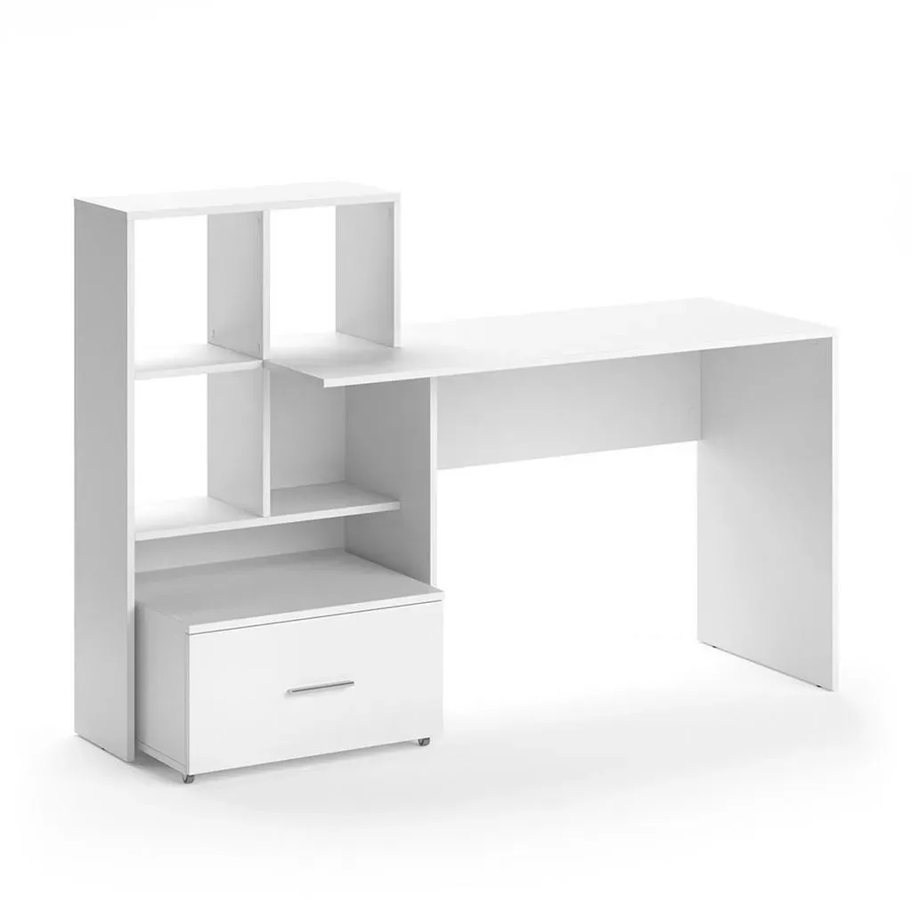Schreibtisch Lorio Weiß 149.2 x 49.8 cm,