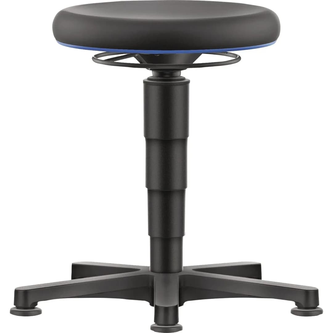 Drehhocker Integralschaum Schwarz