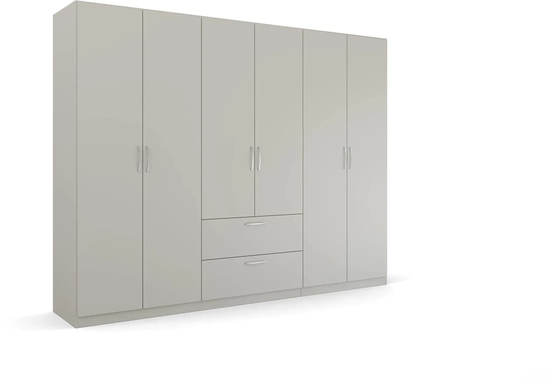 Drehtürenschrank Pure by Quadra Spin 271 x 210 x 54 cm Grau