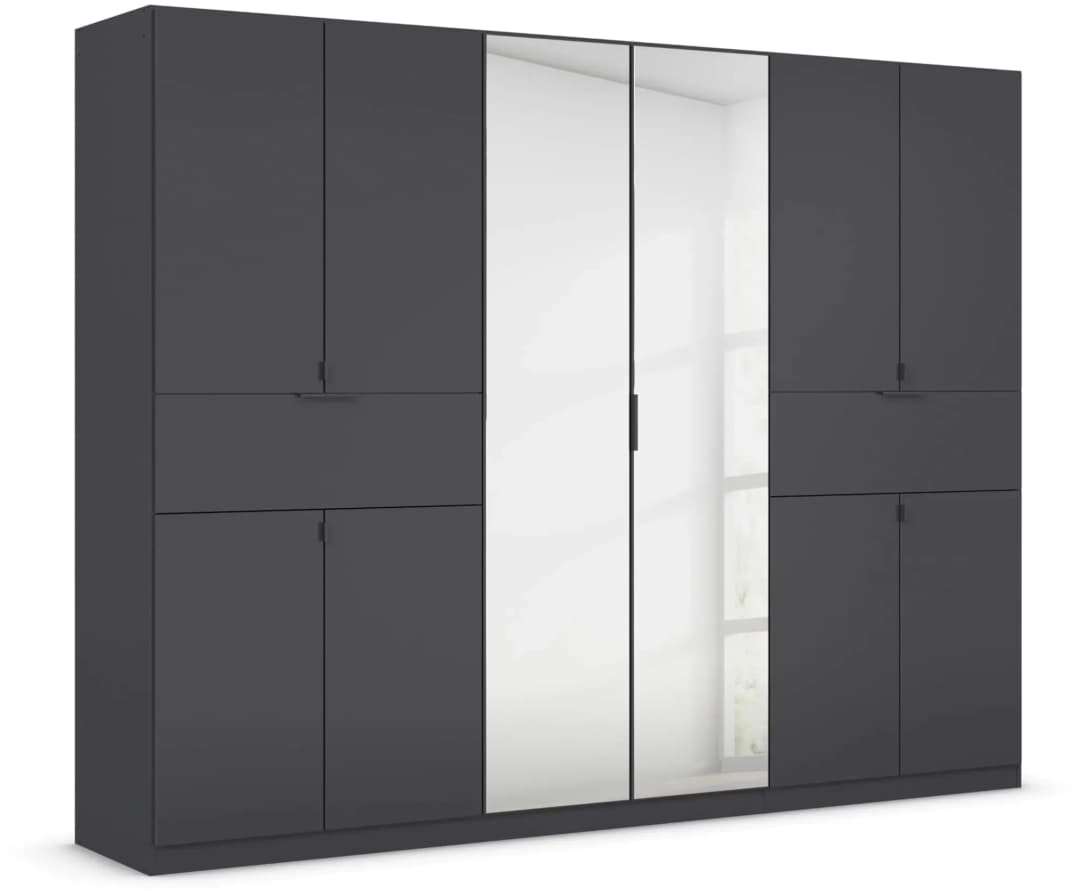 Drehtürenschrank Ticao 271 x 210 x 54 cm Grau