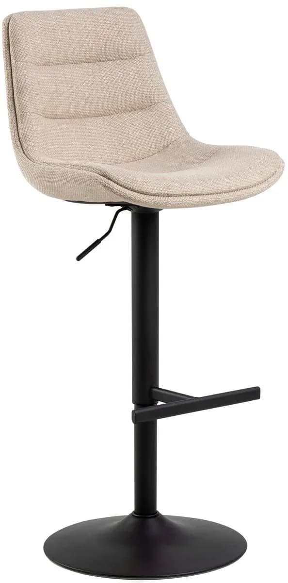 Barhocker Adisa Stoff beige 2er Set