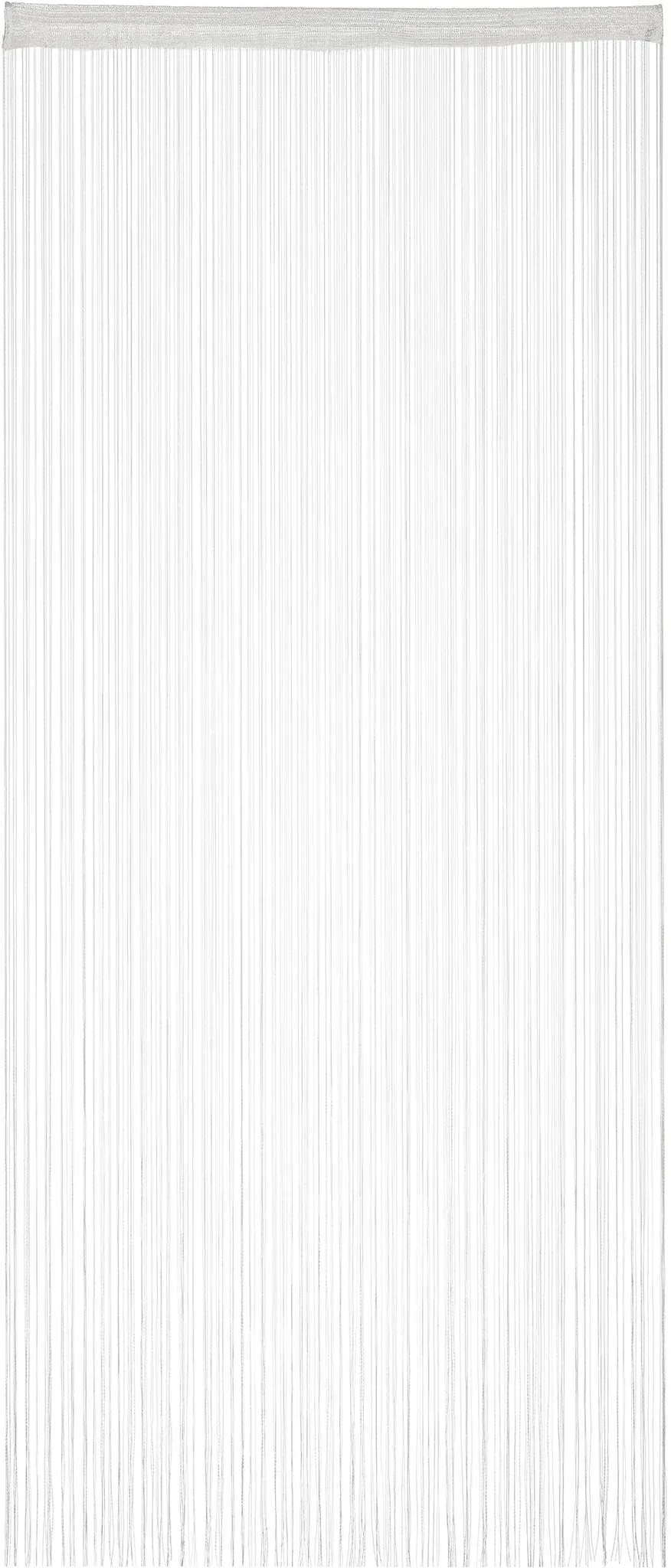 Fadenvorhang Tunneldurchzug 90 x 245 cm Weiß 2