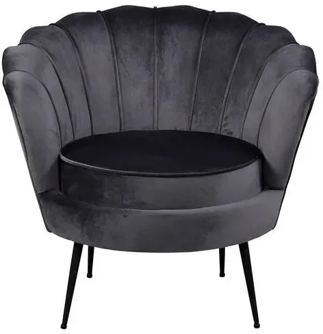 Relaxsessel Nice Velours 83 x 76 x 0 cm Grau