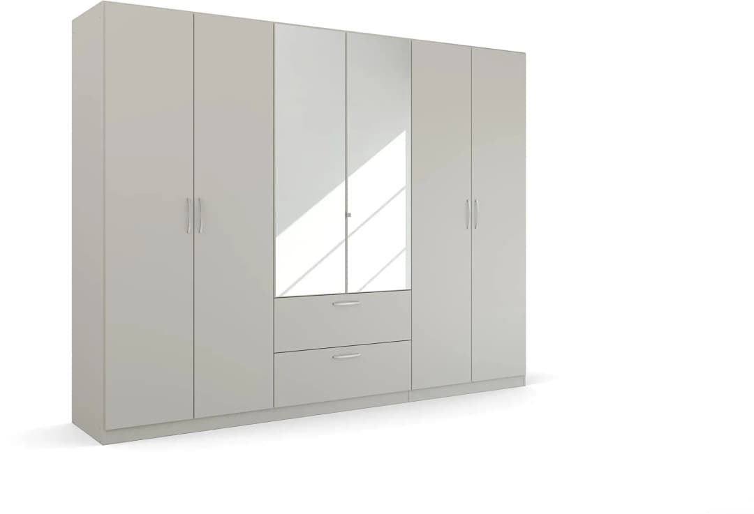 Drehtürenschrank Pure by Quadra Spin 271 x 210 x 54 cm Grau