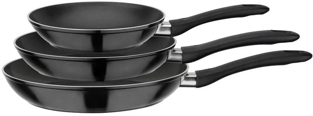 Nova Pfannen-Set 3-tlg. 20 cm + 24 cm + 28 cm schwarz