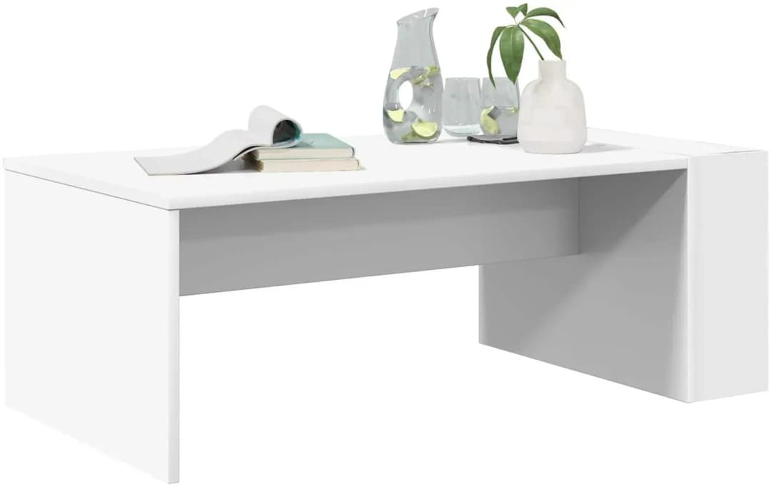 Couchtisch Weiß Holzwerkstoff 95 x 50 x 34 cm
