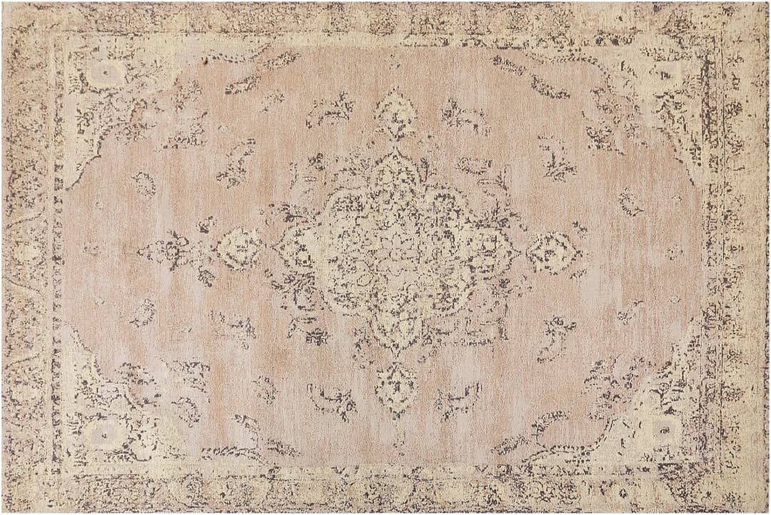 Matarim Kurzflorteppich 200 x 300 cm Beige