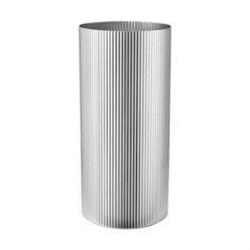 Bernadotte Vase Edelstahl Groß
