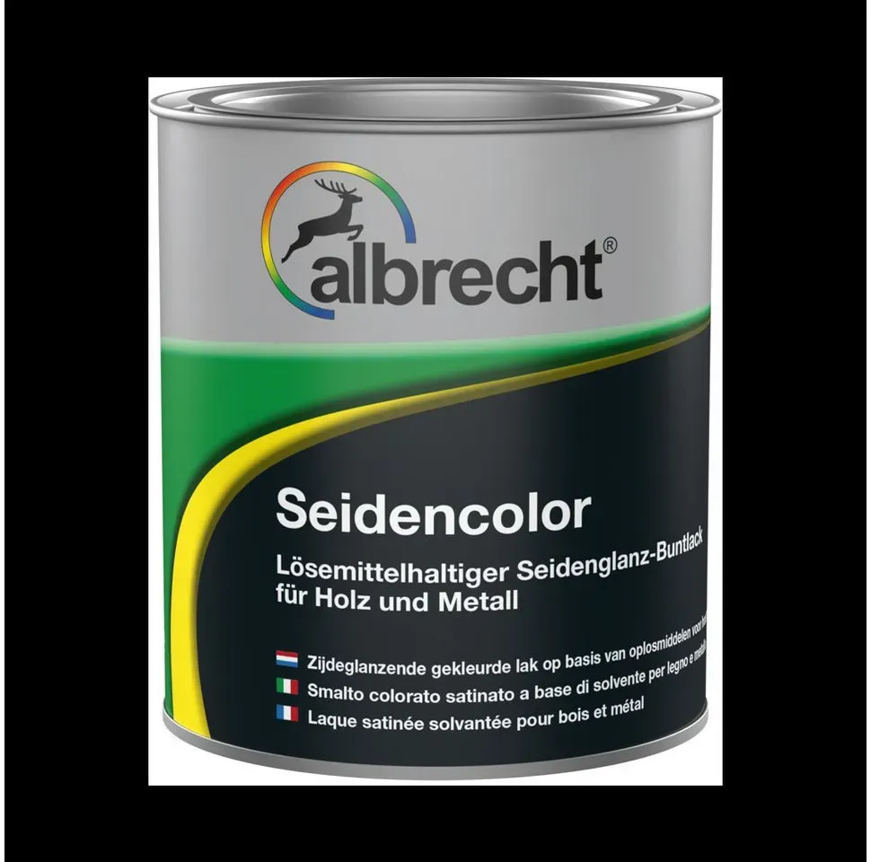 Seidencolor Buntlack schwarz 0,75 l
