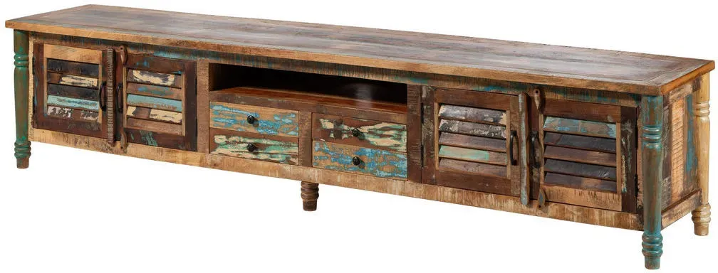 FABLE TV-Lowboard 260x50x55 cm Mehrfarbig Holz