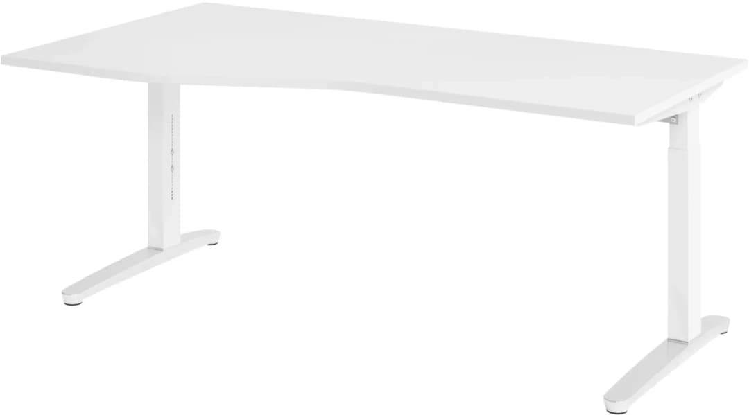 Büroschreibtisch 180 x 100 cm Weiß