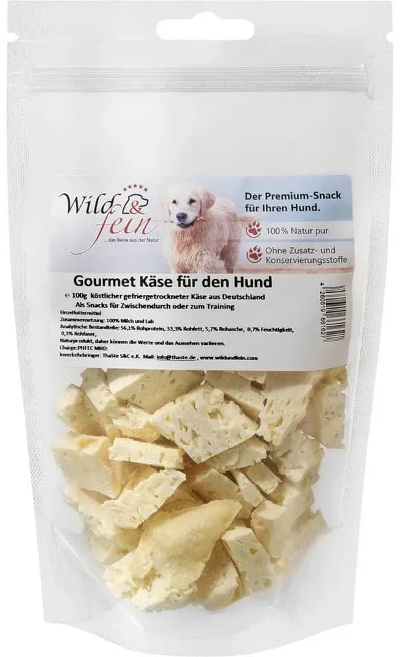 Gourmet Käsesnack, gefriergetrocknet 100 g