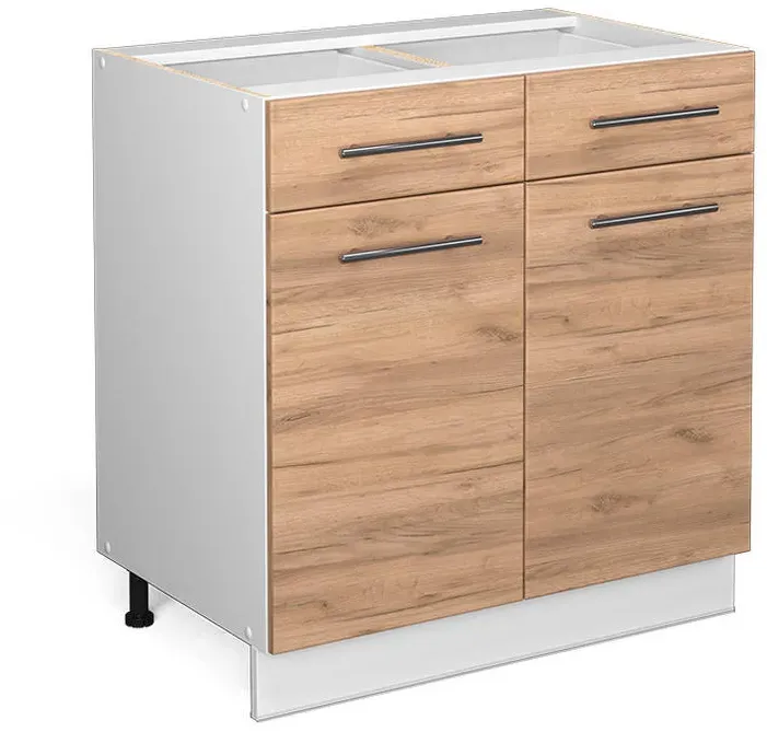 Schubladenschrank Fame-Line 80 x 51,5 x 81,5 cm Weiß