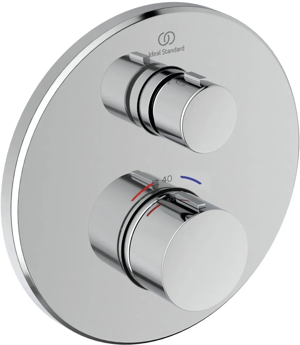 Ceratherm Navigo Unterputz-Duscharmatur mit Thermostat rund für 1 Verbraucher Chrom A8578AA