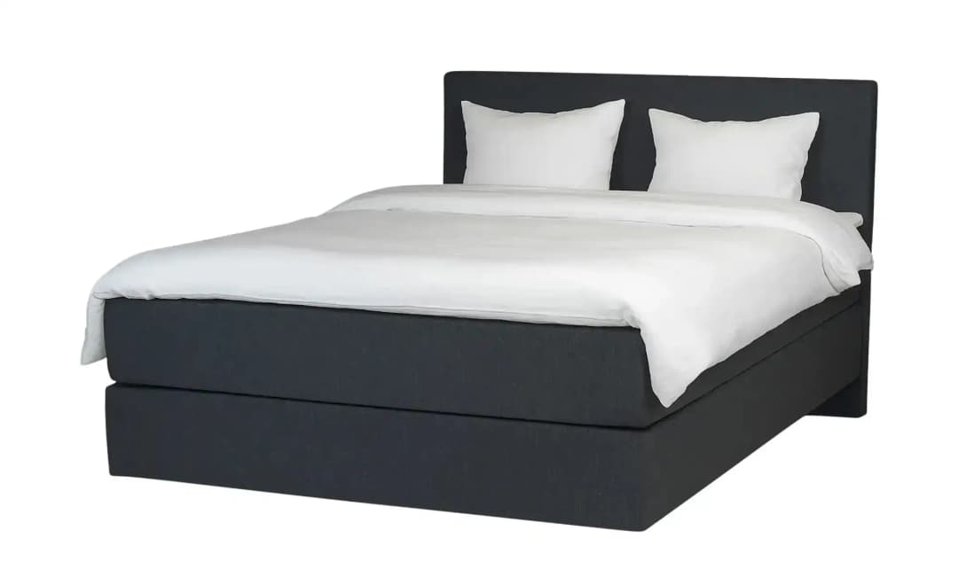 Boxspringbett 140 x 200 cm Grau