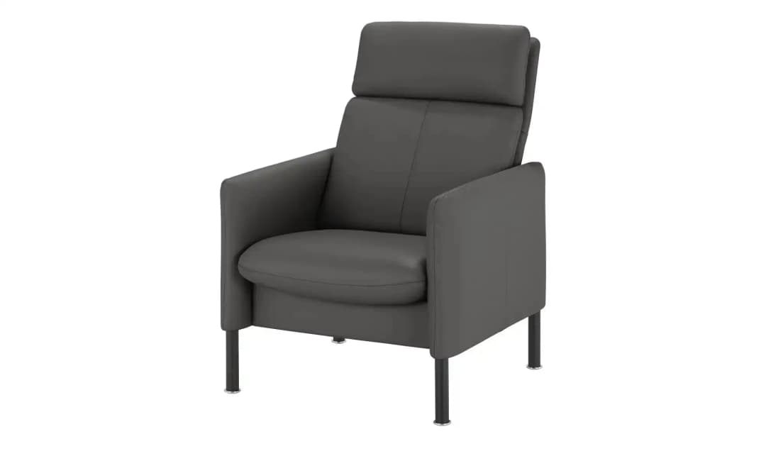Sessel JR940 Florenz Leder 81 x 102 x 89 cm Grau
