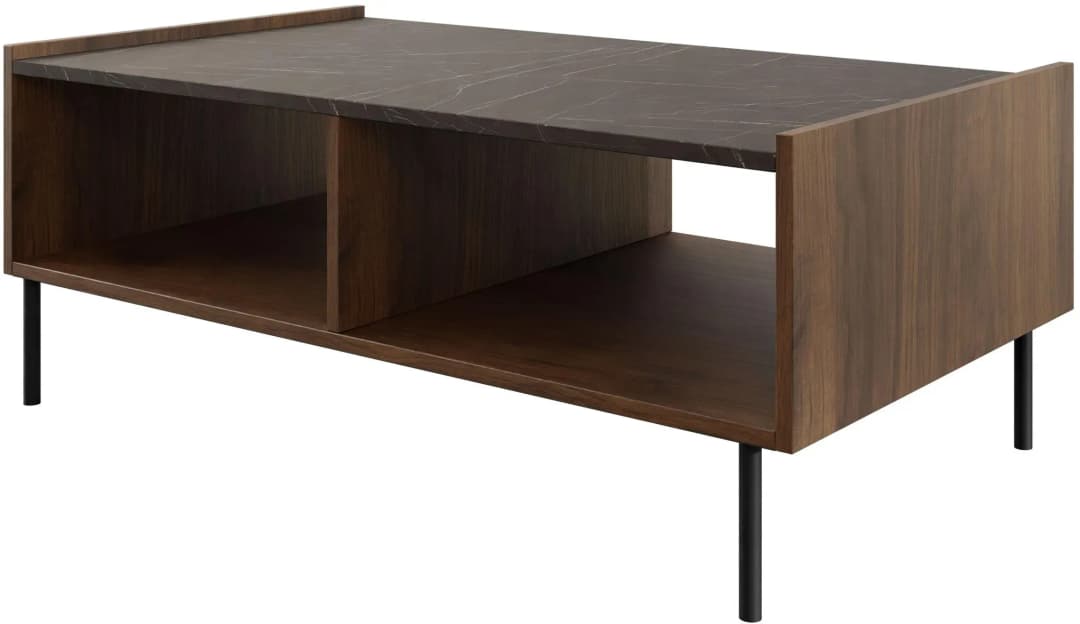 Tewos Schwarz Nussbaum 97 x 39 x 60 cm