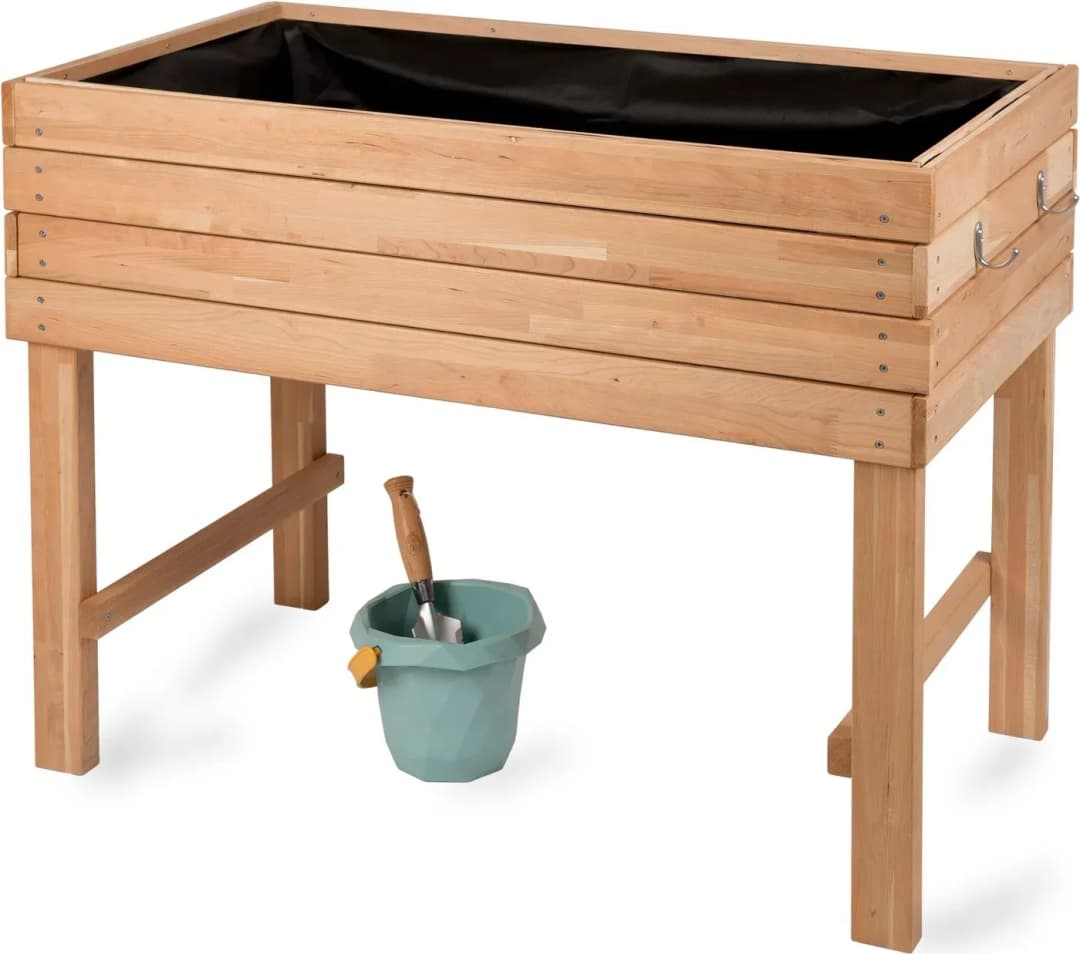 Premium Hochbeet 100 x 55 x 80 cm Braun