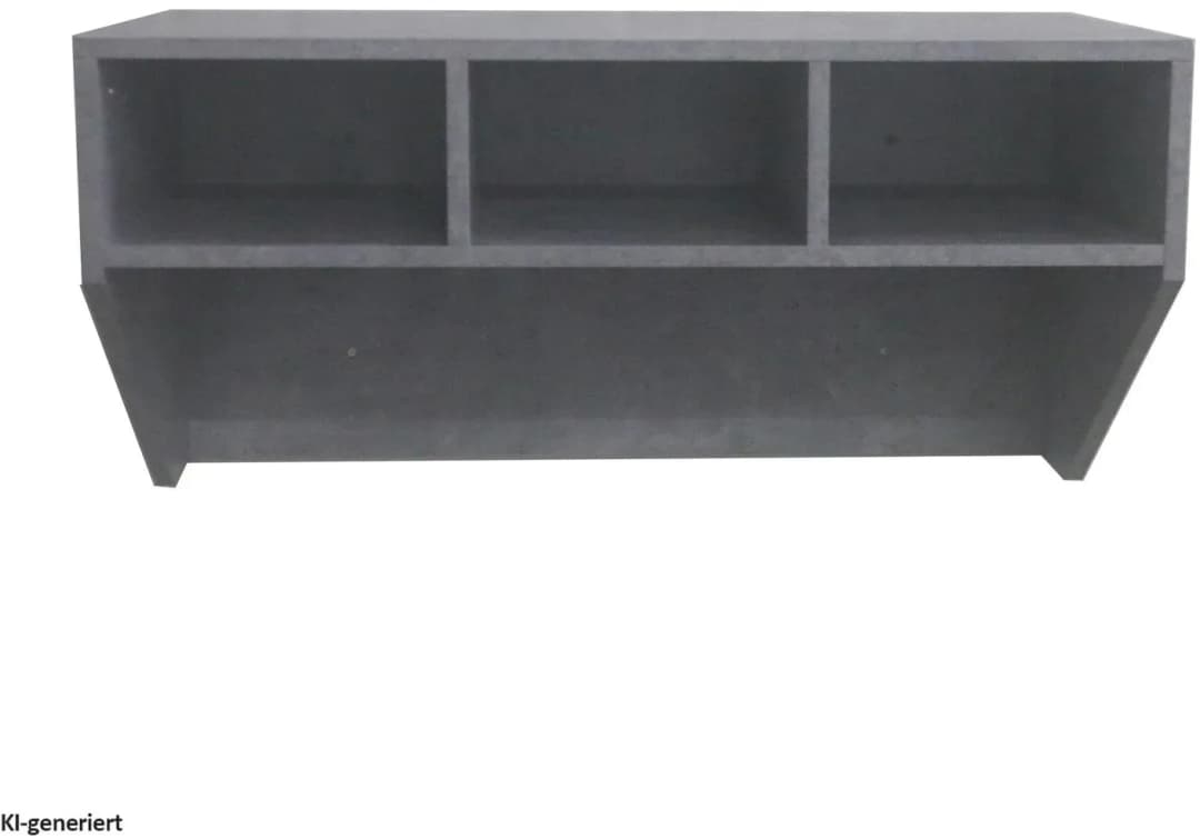 Wandschreibtisch Thekla M beton