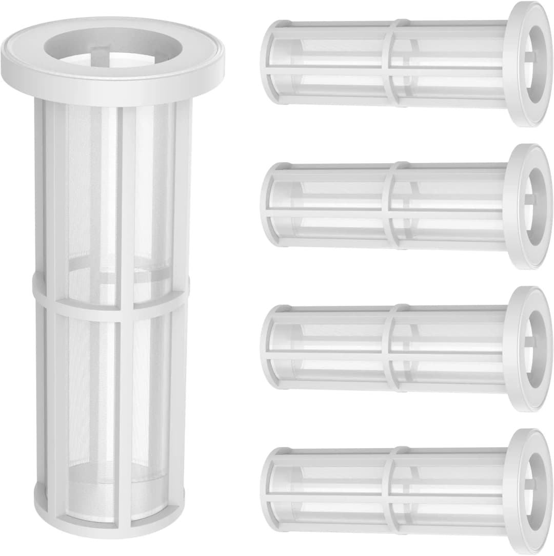 Ersatzfilter für Befüllfilter Turn / Count / Compact 5 Stück, weiß, 0,15 mm Maschenweit...
