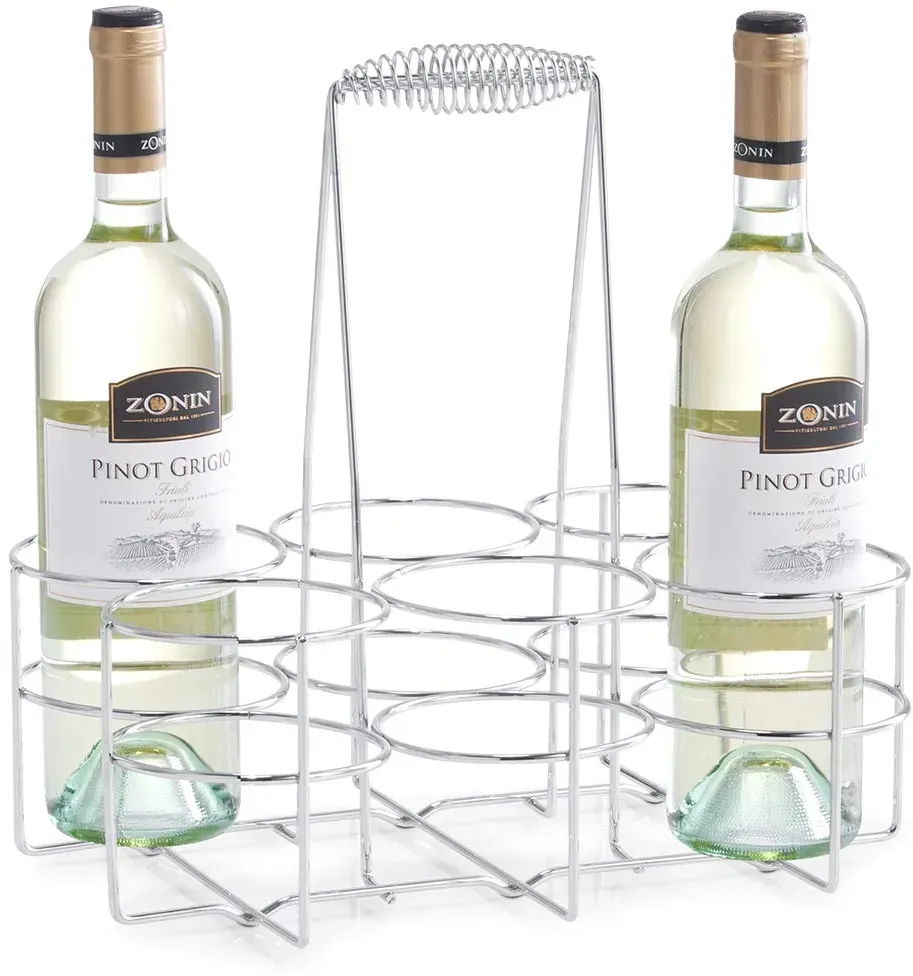 Weinregal 21,5 x 32 x 32 cm Silber