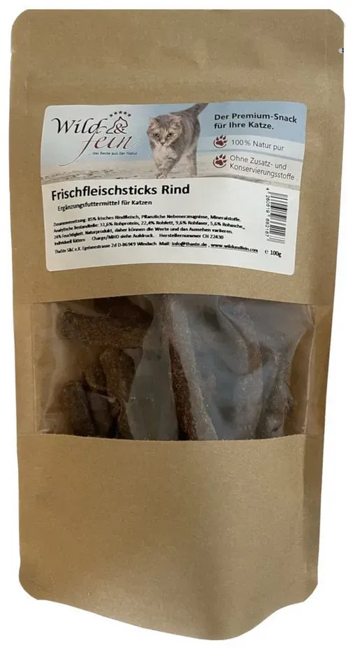 Frischfleischsticks Rind 100 g