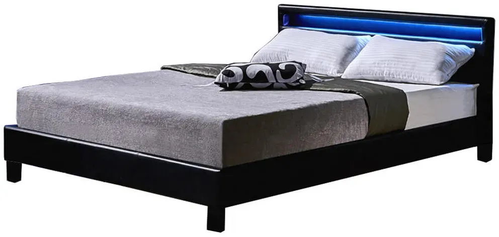Astro LED 140 x 200 cm schwarz