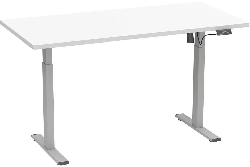 Schreibtisch Lona Weiß / Silber