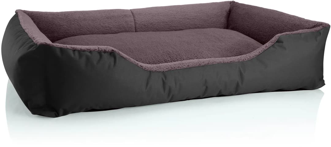 Hundekissen TEDDY XXXL 100 x 65 cm schwarz-braun