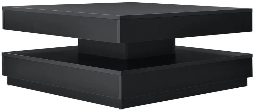 Couchtisch Florenz Schwarz Holzwerkstoff 76 x 38 x 76 cm