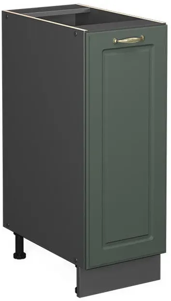Apothekerschrank Fame-Line 30 x 51,6 x 82 cm Grün-Gold