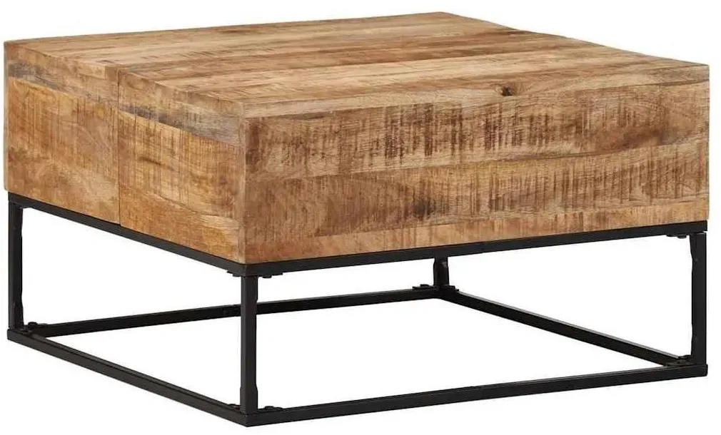 Couchtisch Raues Mangoholz 68 x 68 x 41 cm