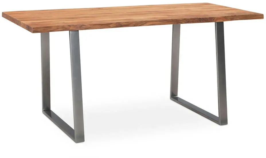 Schreibtisch Akazie massiv / Braun