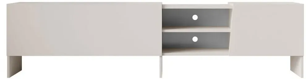 Edego TV-Lowboard 200x40x50 cm Beige PVC/Melamin/Holzwerkstoff