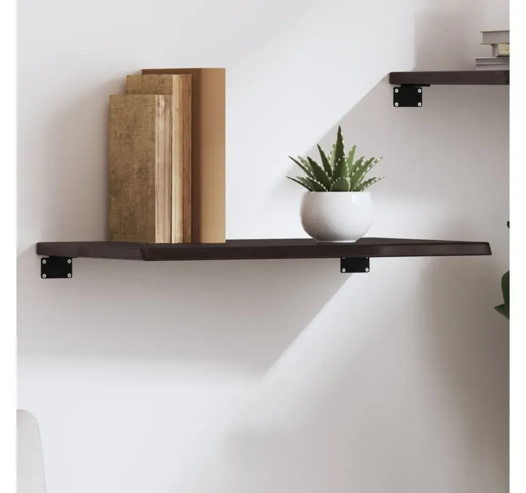 Wandregal 60 x 30 x 2 cm Dunkelbraun
