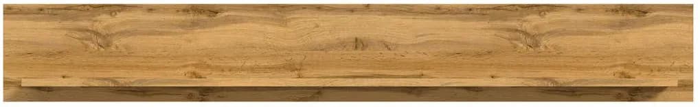 Wandboard 140 x 20 x 15 cm Eiche Wotan