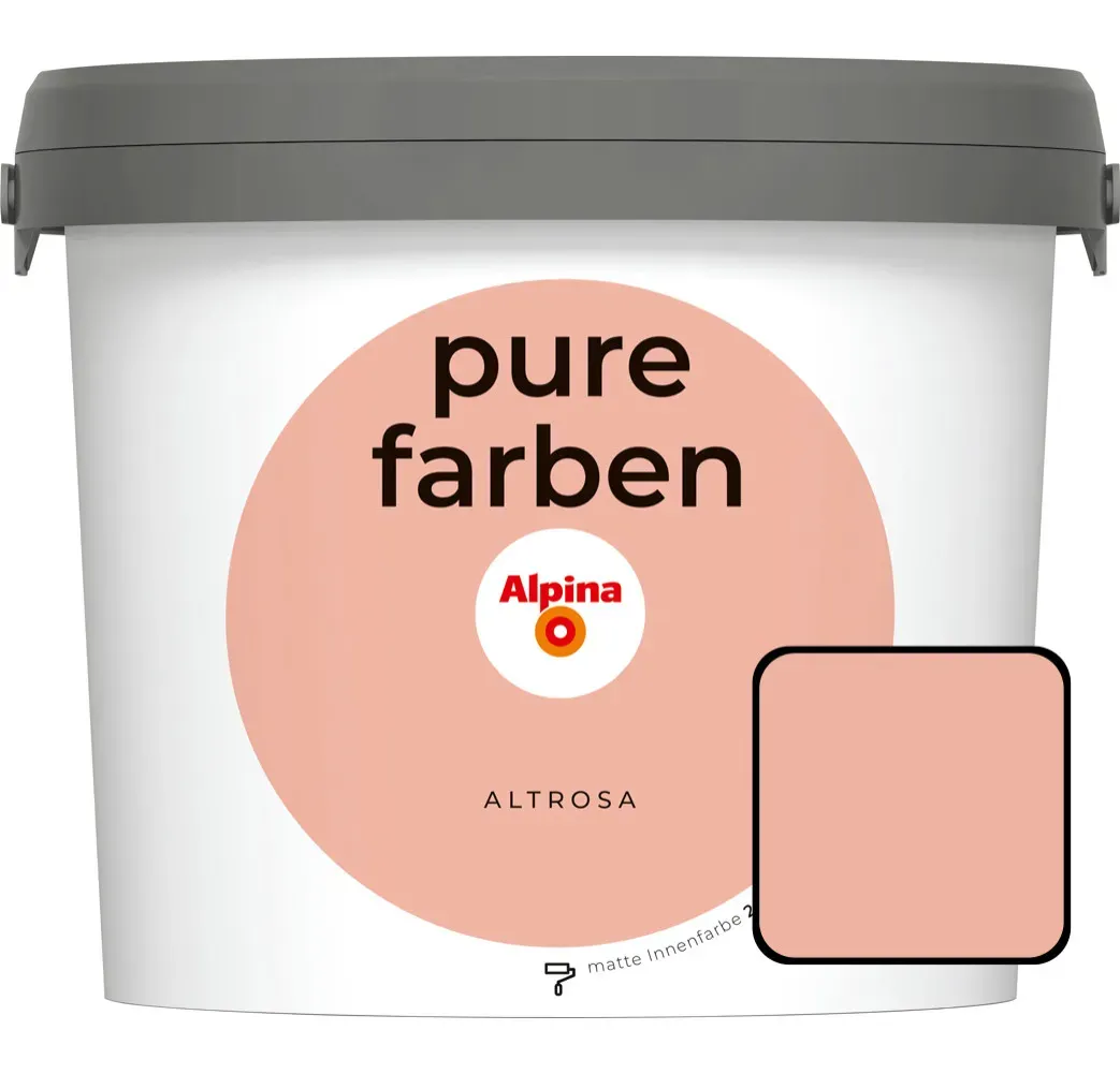 Pure Farben Altrosa matt 2,5 l
