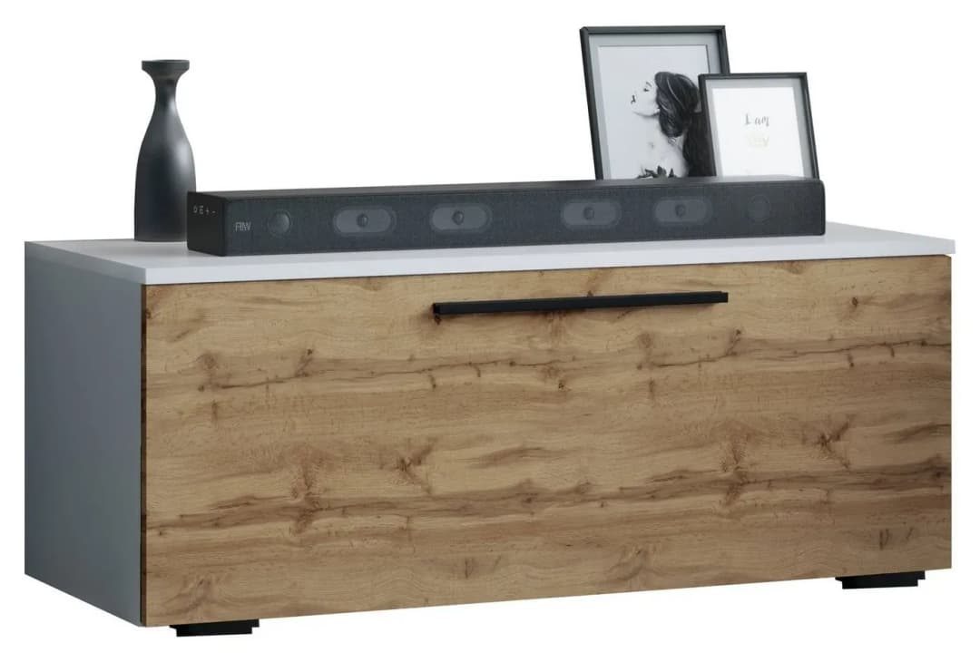 Arila S Lowboard 95 x 39 x 40 cm Beige/Holz