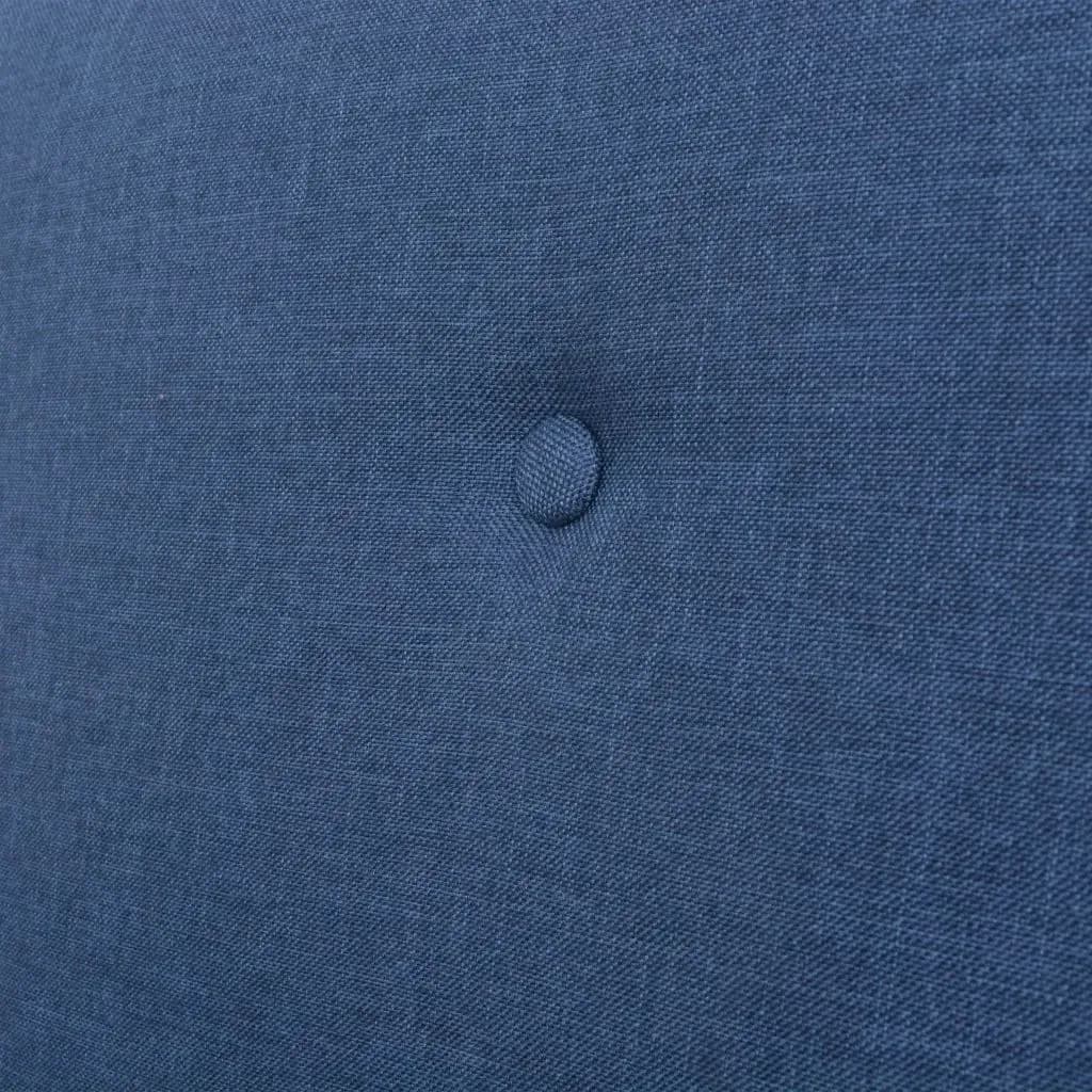 Couch Stoff 3-Sitzer Blau