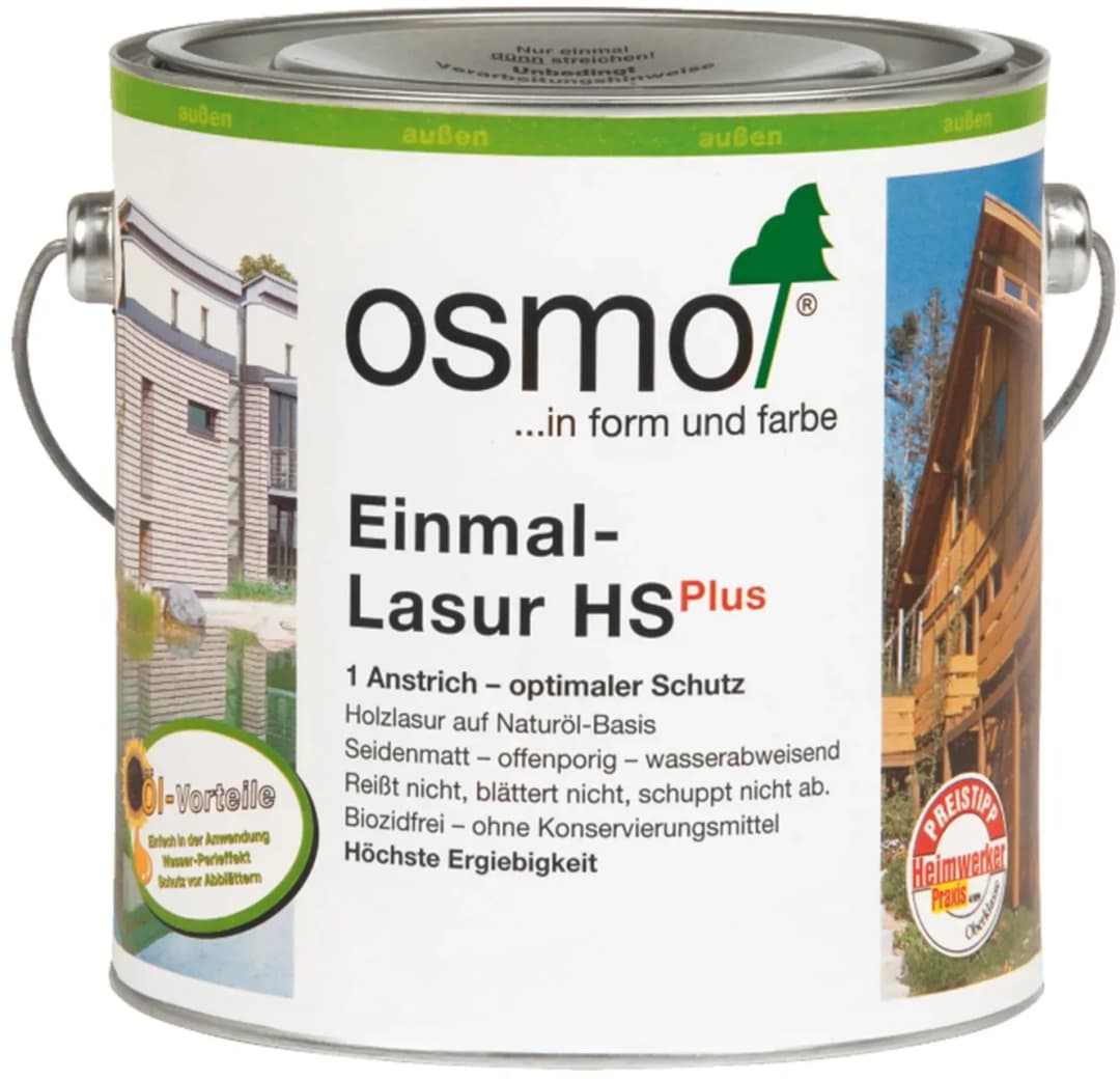 Einmal-Lasur HSPlus 750 ml eiche
