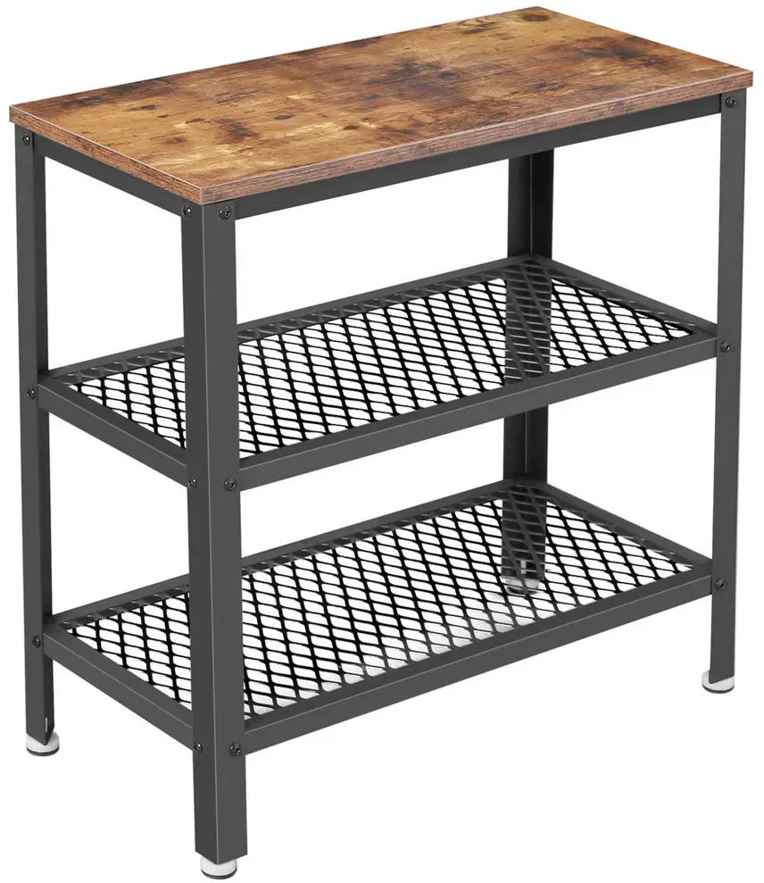 Beistelltisch vintage Braun Holz 60 x 30 x 60 cm