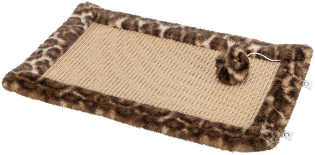 Kratzmatte Leo 55 x 35 cm braun