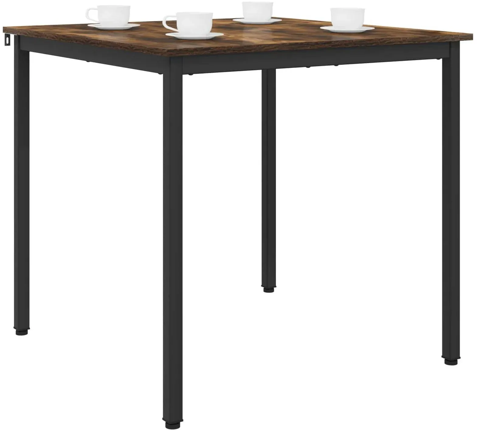 Esstisch 80 x 75 x 80 cm grau